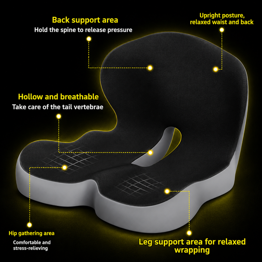 TGP ProComfort™ Long Haul Seat Cushion – 11-Hour Driving Relief
