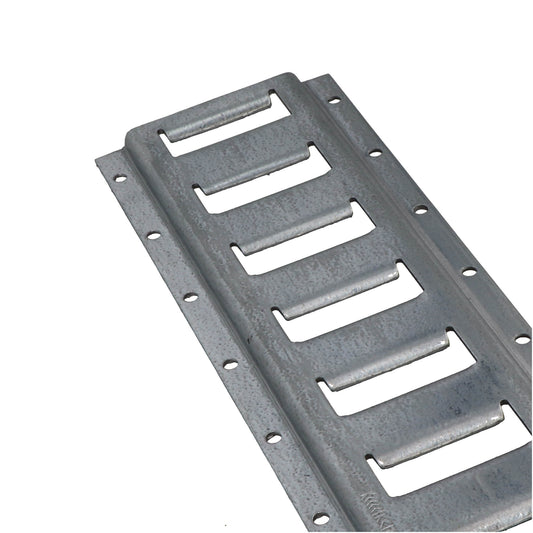 10' Series E Galvanized Horizontal Logistic Track.