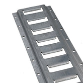 10' Series E Galvanized Horizontal Logistic Track.