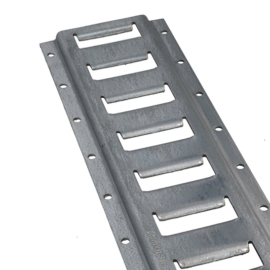 10' Series E Galvanized Horizontal Logistic Track.