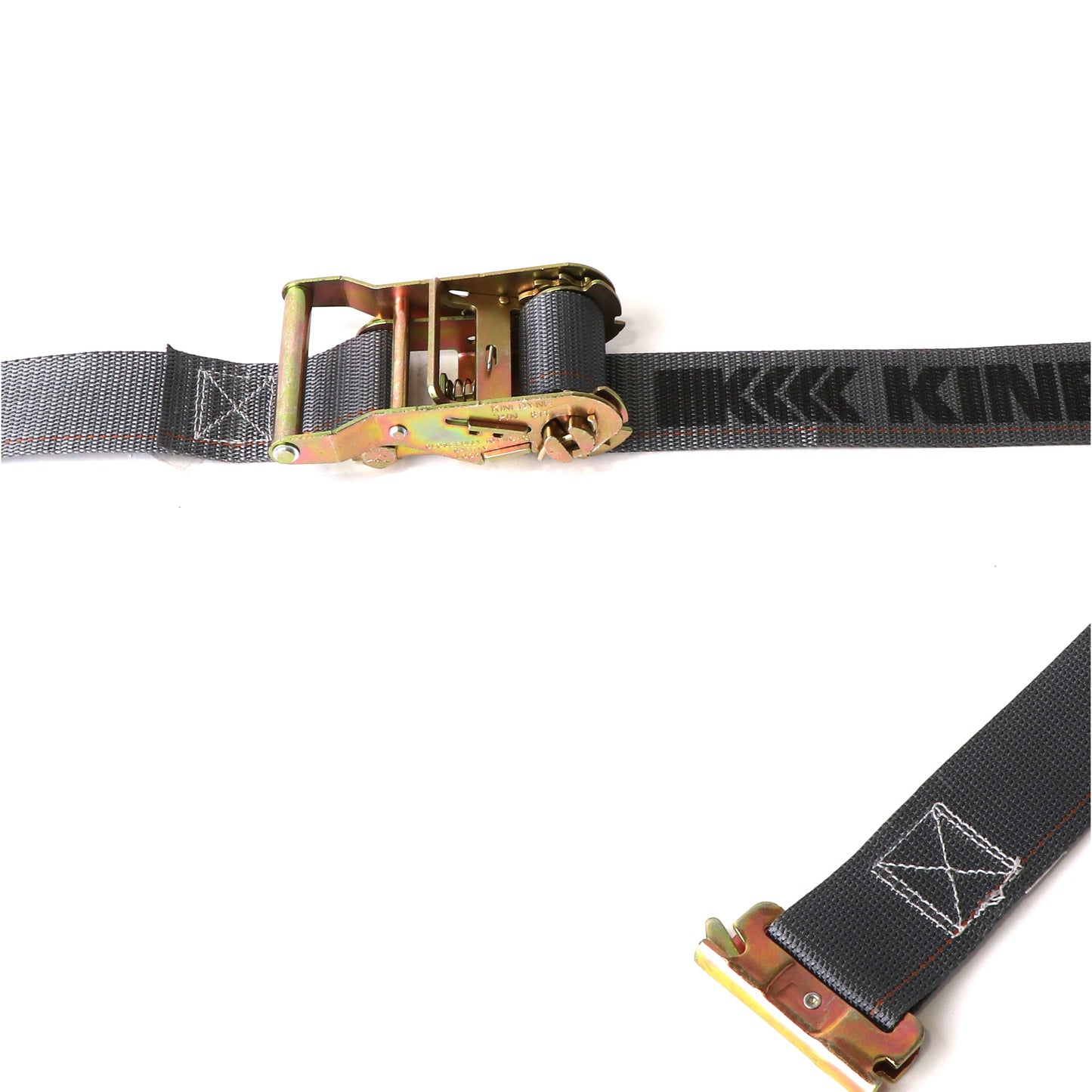 2" by 16' Spring Loaded Logistic Ratchet Strap. 1335 WLL
