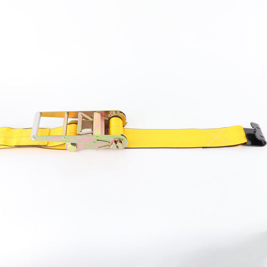 4" by 30' Flat Hook Ratchet Strap 5400 WLL 4 Pack