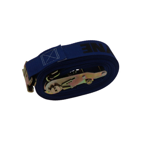 2" by 20' Spring Loaded Logistic Ratchet Strap. 1335 WLL
