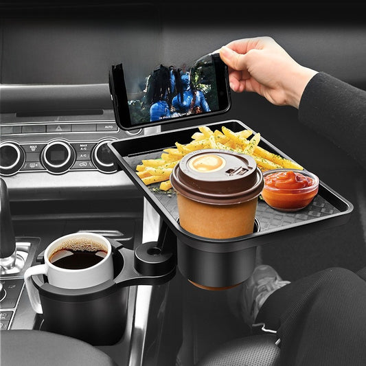 TGP RoadTray Pro™ – Truck Cup Holder Food & Storage Tray