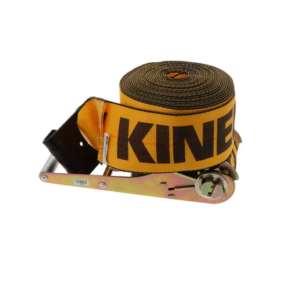4" by 30' Flat Hook Ratchet Strap