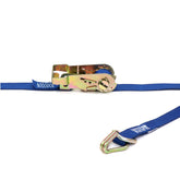 1" by 16' Heavy-Duty Wire Hook & D-Ring Ratchet Utility Strap. 835 WLL