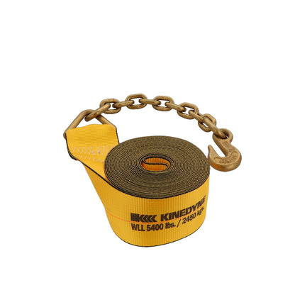 4" by 30' Chain Anchor Winch Strap 5400 WLL