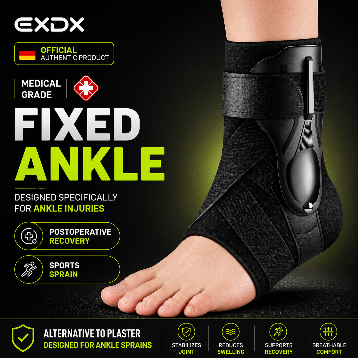 TGP Ankle Support Brace - Driver Stability & Pain Relief Support
