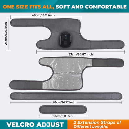 TGP Knee Relief Wrap - Heated Support for Driver Joint Recovery