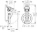 Series E or A Securement Point Fitting w/ 1" Ring. 10 Pack. 2000 WLL