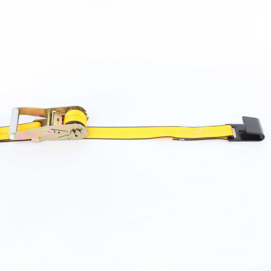 2" by 27' Flat Hook Long Wide Handle Ratchet Strap 3335 WLL 8 Pack