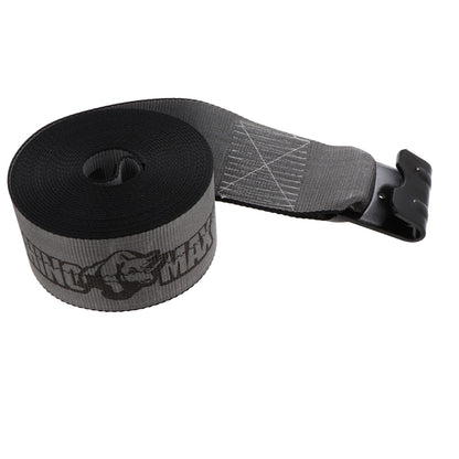GREY RHINO 4" by 30' Rhino MAX Flat Hook Winch Strap 6670 WLL 8 Pack