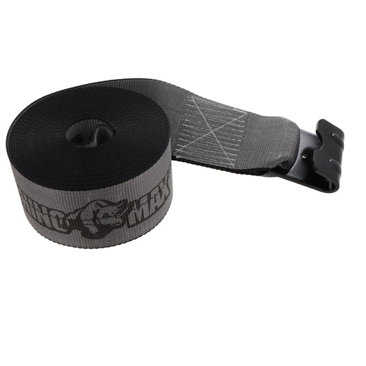 GREY RHINO 4" by 30' Rhino MAX Flat Hook Winch Strap 6670 WLL 8 Pack