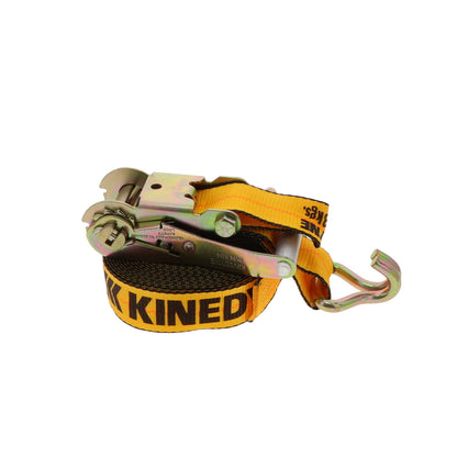 2" x 27' Ratchet Strap With 2" Wire Hook 3335 WLL 8 Pack
