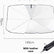 TGP SunGuard™ Truck Windshield Shade – Cab Heat & Glare Protection