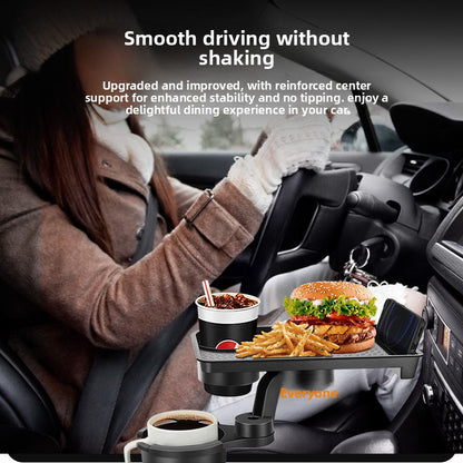 TGP RoadTray Pro™ – Truck Cup Holder Food & Storage Tray
