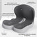 Memory foam one-piece seat cushion backrest
