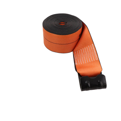 4" by 30' K-FORCE™ Flat Hook Winch Strap 6670 WLL 10 Pack